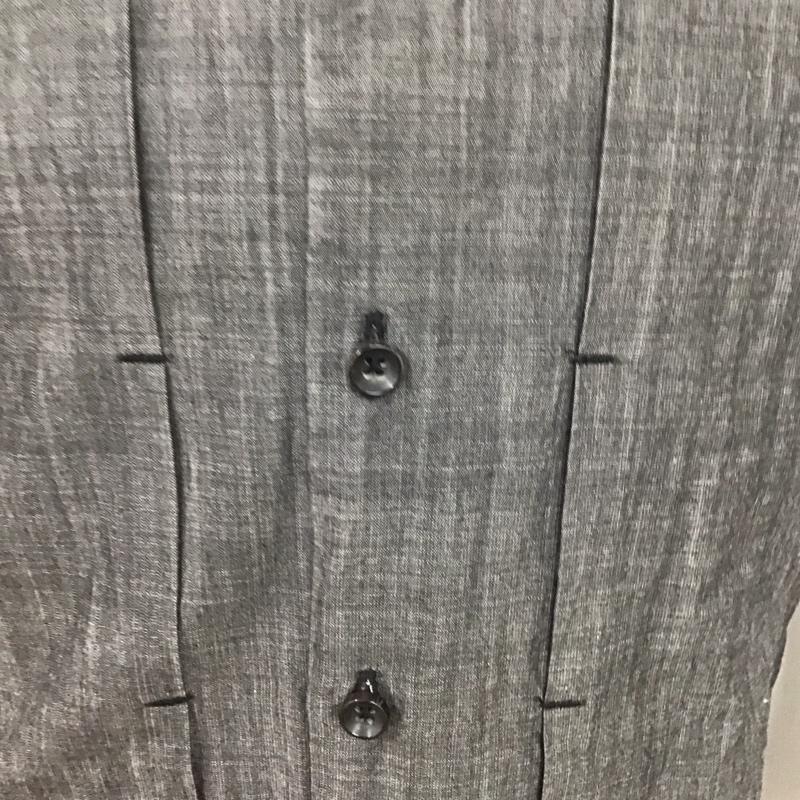 バデル VADEL シャツ、ブラウス 長袖 長袖シャツ 無地シャツ カラーシャツ 46 無地 灰 / グレー /  メンズ USED 古着 中古 10125309
