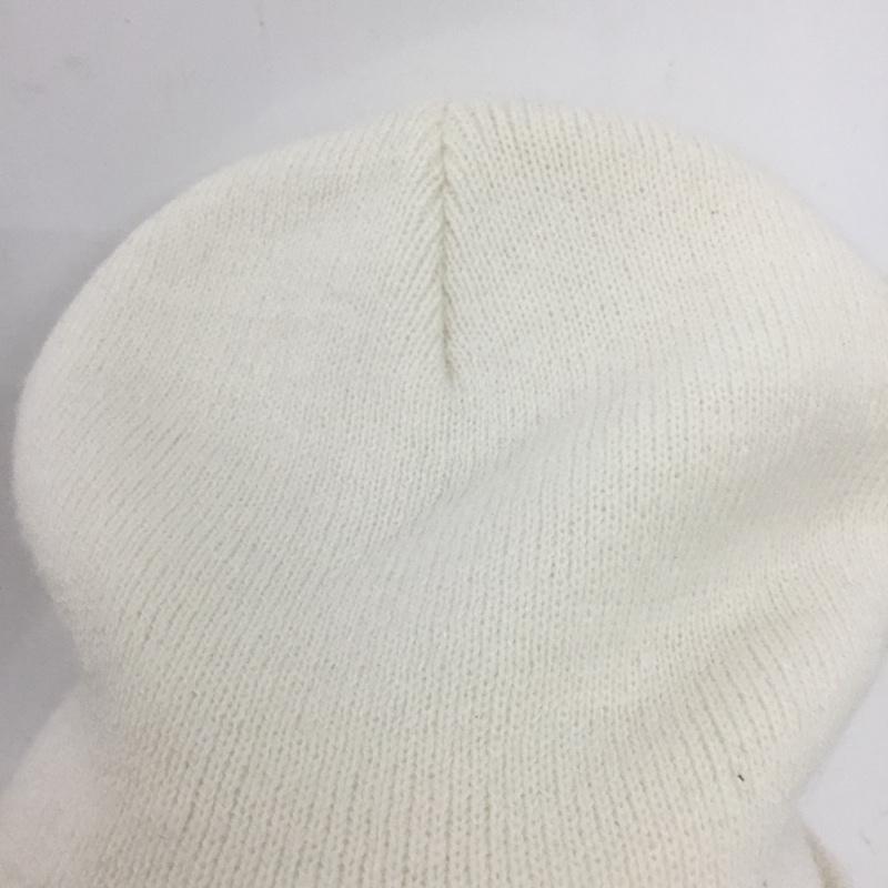 カーハート Carhartt 帽子 ニット帽 A18WWH ACRYLIC WATCH HAT ロゴ、文字 白 / ホワイト /  メンズ USED 古着 中古 10143653