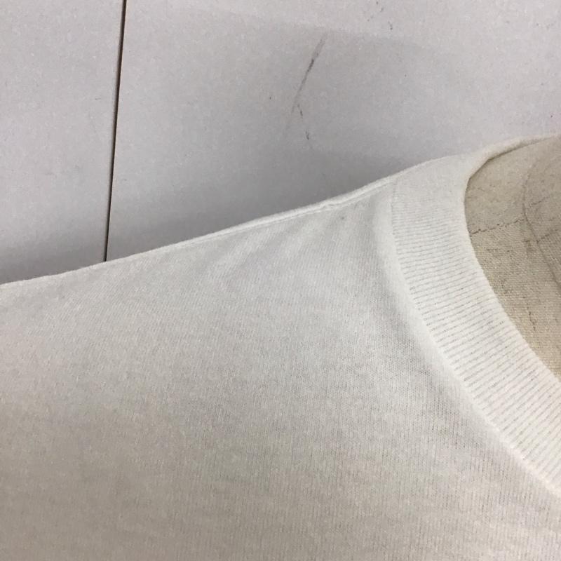 ベイプ BAPE Tシャツ 半袖 半袖カットソー プリントTシャツ クルーネックカットソー L ロゴ、文字 白 / ホワイト /  メンズ USED 古着 中古 10111946