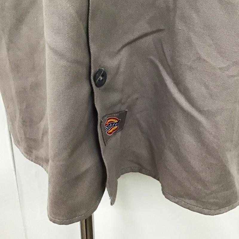 ディッキーズ Dickies シャツ、ブラウス 半袖 1574SV ワークシャツ M 無地 灰 / グレー /  メンズ USED 古着 中古 10113921