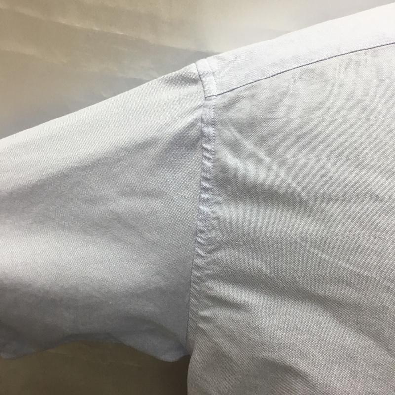 シュプリーム Supreme シャツ、ブラウス 半袖 LOOSE FIT SS OXFORD SHIRT ボタンダウン 23SS S ロゴ、文字 水色 / ライトブルー /  メンズ USED 古着 中古 10111356