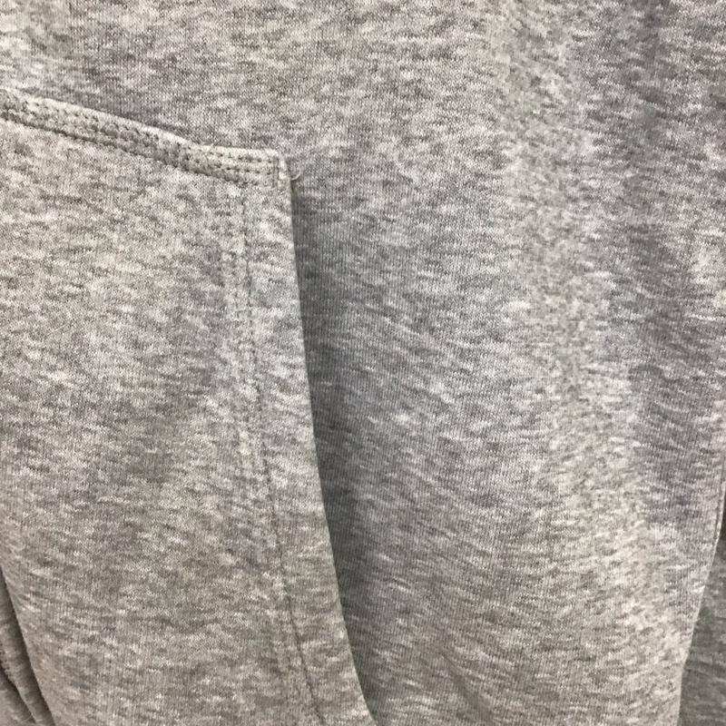 ナイキ NIKE パーカー 長袖 614774-063 ジップアップ 裏起毛 XL ロゴ、文字 灰 / グレー /  メンズ USED 古着 中古 10108332