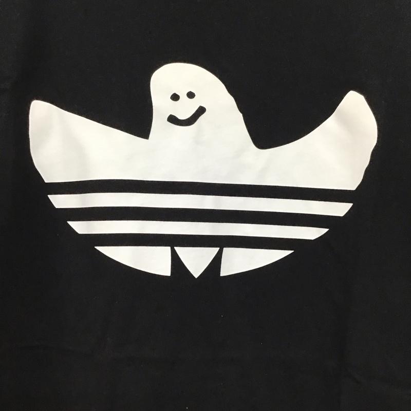 アディダス adidas Tシャツ 半袖 dh3900 MarkGonzalesSOLIDSHMOOTEE シュムーTシャツ プリントTシャツ L プリント 黒 / ブラック /  メンズ USED 古着 中古 10150352