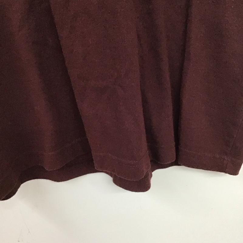 カーハート Carhartt Tシャツ 半袖 半袖カットソー プリントTシャツ クルーネックカットソー S ロゴ、文字 えんじ / ワインレッド /  メンズ USED 古着 中古 10133495