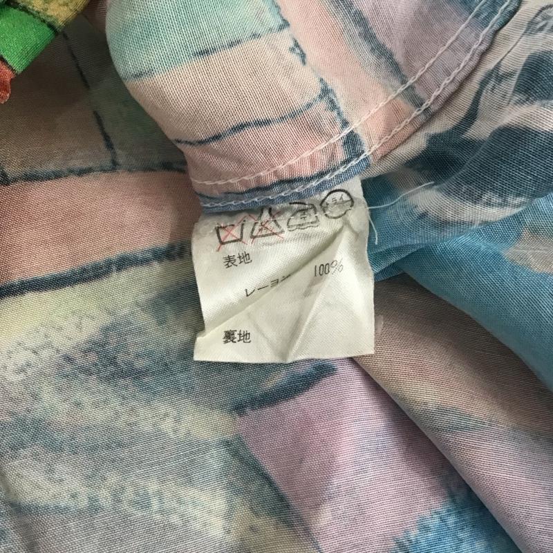 ジュンメン JUNMEN シャツ、ブラウス 半袖 半袖シャツ プリントシャツ ポケットシャツ 80s 90s プリント マルチカラー / マルチカラー /  メンズ USED 古着 中古 10131110