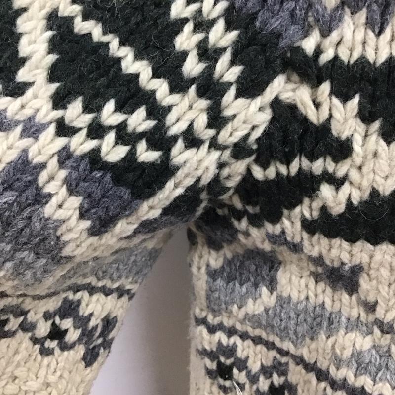 エディーバウアー Eddie Bauer ジャケット、上着 ジャケット、ブレザー ジップアップニットジャケット カラーニットジャケット アウター 古着 M プリント マルチカラー / マルチカラー /  メンズ USED 古着 中古 10112548