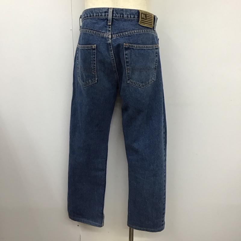 ポロジーンズカンパニー POLO JEANS COMPANY パンツ デニム、ジーンズ デニムパンツ ストレートパンツ ワイドパンツ カジュアルパンツ 34 無地 インディゴ / インディゴ /  メンズ USED 古着 中古 10114664