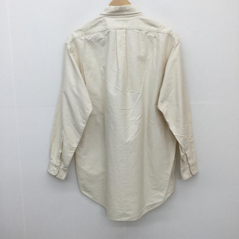 ポロラルフローレン POLO RALPH LAUREN シャツ、ブラウス 長袖 POLO　SPORTSMAN M ロゴ、文字 X 刺繍 ベージュ / ベージュ /  メンズ USED 古着 中古 10128101