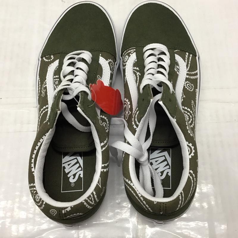 バンズ VANS スニーカー スニーカー 751505 OLD SKOOL 27cm 27.0cm 総柄 カーキ / カーキ /  メンズ USED 古着 中古 10115663