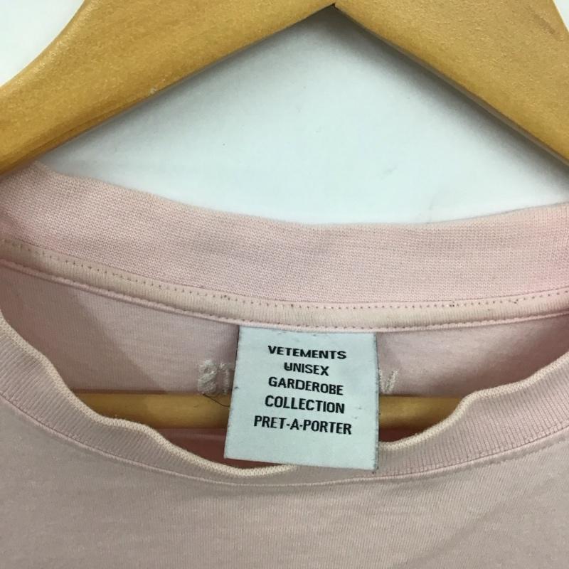 ヴェトモン VETEMENTS Tシャツ 半袖 ユニコーン 21SS Magic Unicorn Tee マジックユニコーン L プリント 桃 / ピンク /  メンズ USED 古着 中古 10134857