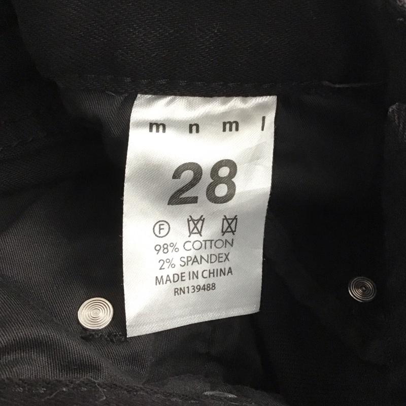 ミニマル mnml ボトムス ボトムス カーゴパンツ 28 無地 黒 / ブラック /  メンズ USED 古着 中古 10146363
