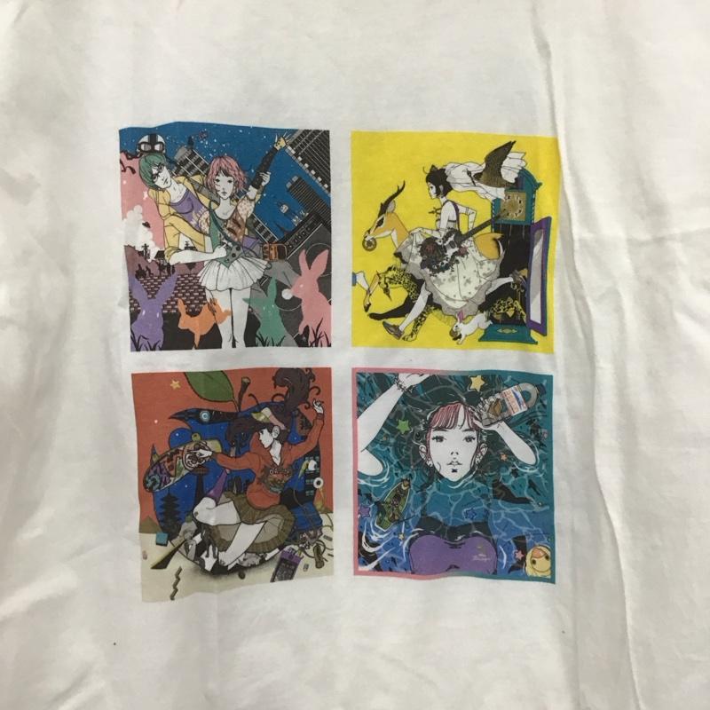 グラニフ graniph Tシャツ 半袖 半袖カットソー プリントTシャツ クルーネックカットソー M ロゴ、文字 白 / ホワイト /  メンズ USED 古着 中古 10148970