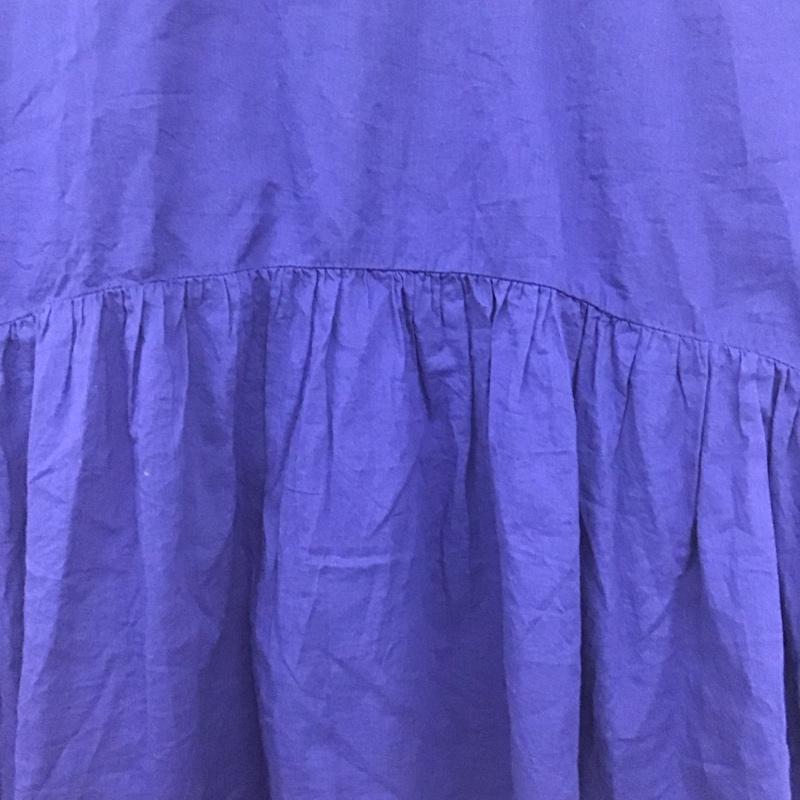 ニコアンド niko and... トップス トップス ST93SB08TO ノースリフリルブラウス 3 無地 青 / ブルー /  レディース USED 古着 中古 10141990