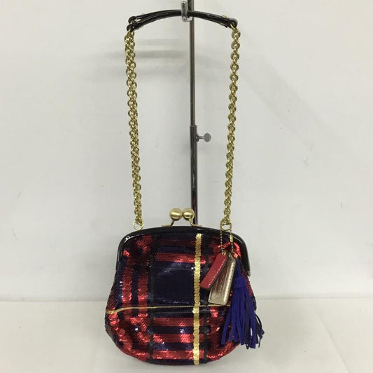 コーチ COACH ハンドバッグ ハンドバッグ 21214 スパンコール がま口 チェーン ミニショルダーバッグ  マルチカラー / マルチカラー /  レディース USED 古着 中古 10128991
