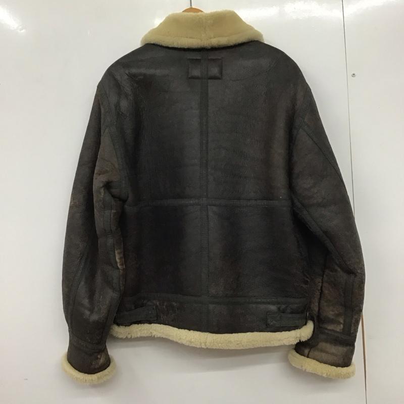 古着 USED ジャケット、上着 ジャンパー、ブルゾン ジップアップジャケット アウター 古着 L 無地 茶 / ブラウン /  メンズ USED 古着 中古 10138785