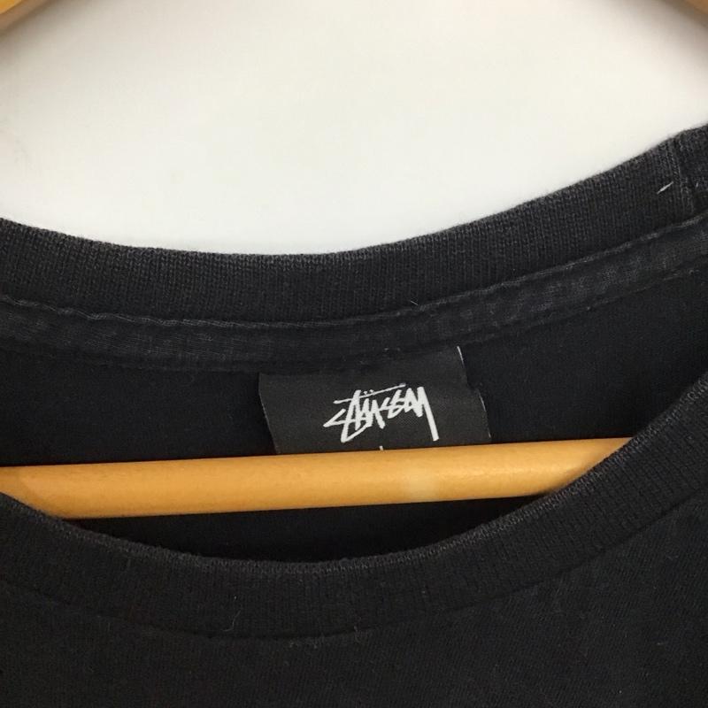 ステューシー STUSSY Tシャツ 半袖 L プリント X ロゴ、文字 黒 / ブラック /  メンズ USED 古着 中古 10137006