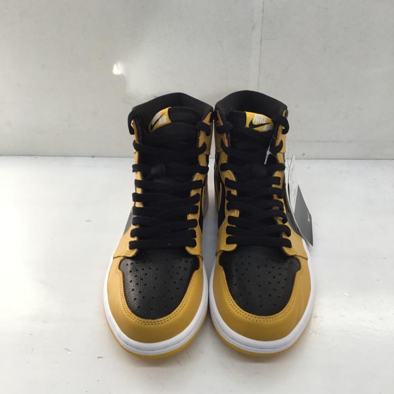 ナイキ NIKE スニーカー スニーカー NIKE AIR JORDAN1RETRO HIGH OG 555088-701 27.0cm ロゴ、文字 黄 / イエロー / X 黒 / ブラック /  メンズ USED 古着 中古 10128714