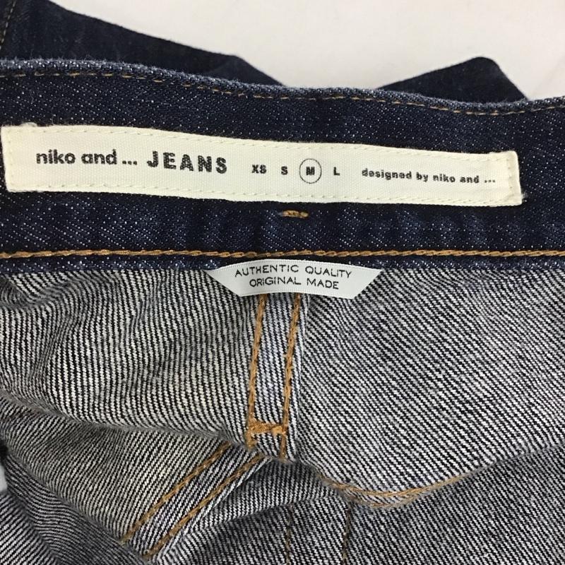ニコアンド niko and... パンツ デニム、ジーンズ M 無地 インディゴ / インディゴ /  レディース USED 古着 中古 10130272