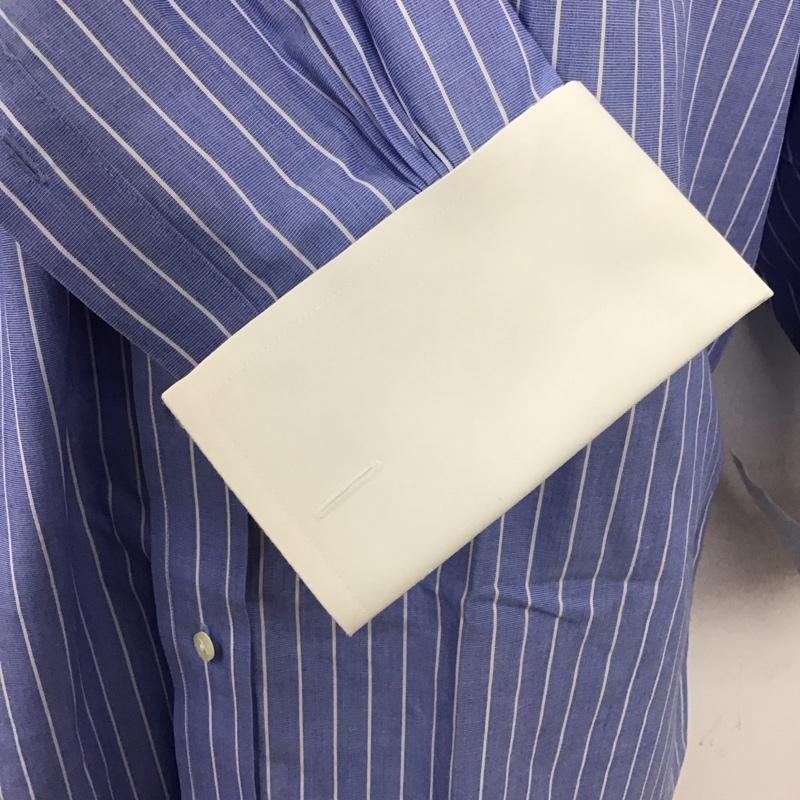 ブルックスブラザーズ BROOKS BROTHERS シャツ、ブラウス 長袖 長袖シャツ カラーシャツ ポケットシャツ 長袖カットソー ストライプシャツ ストライプ 水色 / ライトブルー /  メンズ USED 古着 中古 10113016