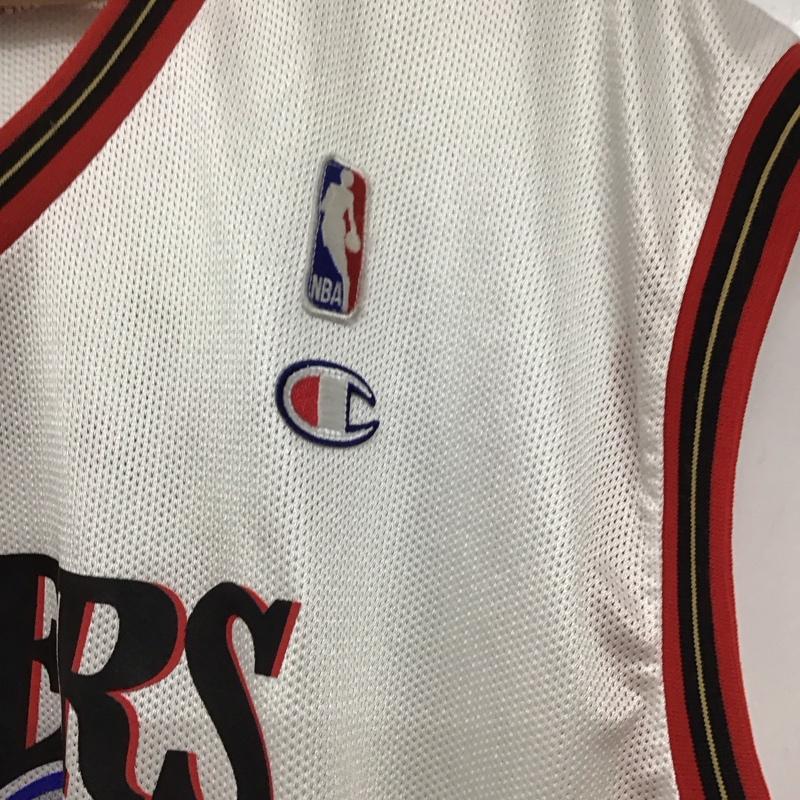 チャンピオン Champion タンクトップ タンクトップ タンクトップ ノースリーブカットソー クルーネック ユニフォーム XXL ロゴ、文字 白 / ホワイト /  メンズ USED 古着 中古 10144190