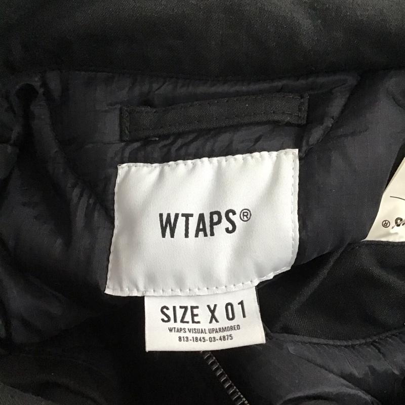 ダブルタップス WTAPS ジャケット、上着 ジャケット、ブレザー ジップアップジャケット アウター カラージャケット 1 無地 黒 / ブラック /  メンズ USED 古着 中古 10144477