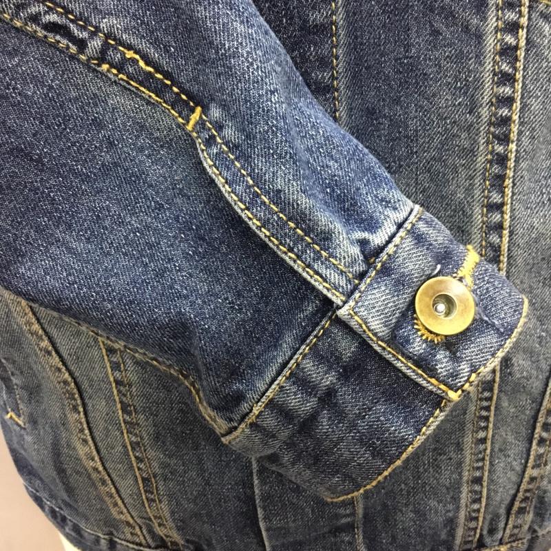 ナンバーナイン デニム NUMBER (N)INE DENIM ジャケット、上着 ジャケット、ブレザー デニムジャケット カラージャケット 長袖ジャケット ブルゾン Gジャン S 無地 インディゴ / インディゴ /  メンズ USED 古着 中古 10118656