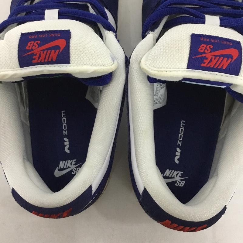 ナイキ NIKE スニーカー スニーカー DO9395 400 SB DUNK LOW PREMIUM ロサンゼルス ドジャース 28.5cm 箱有 28.5cm ロゴ、文字 白 / ホワイト / X 青 / ブルー /  メンズ USED 古着 中古 10145597