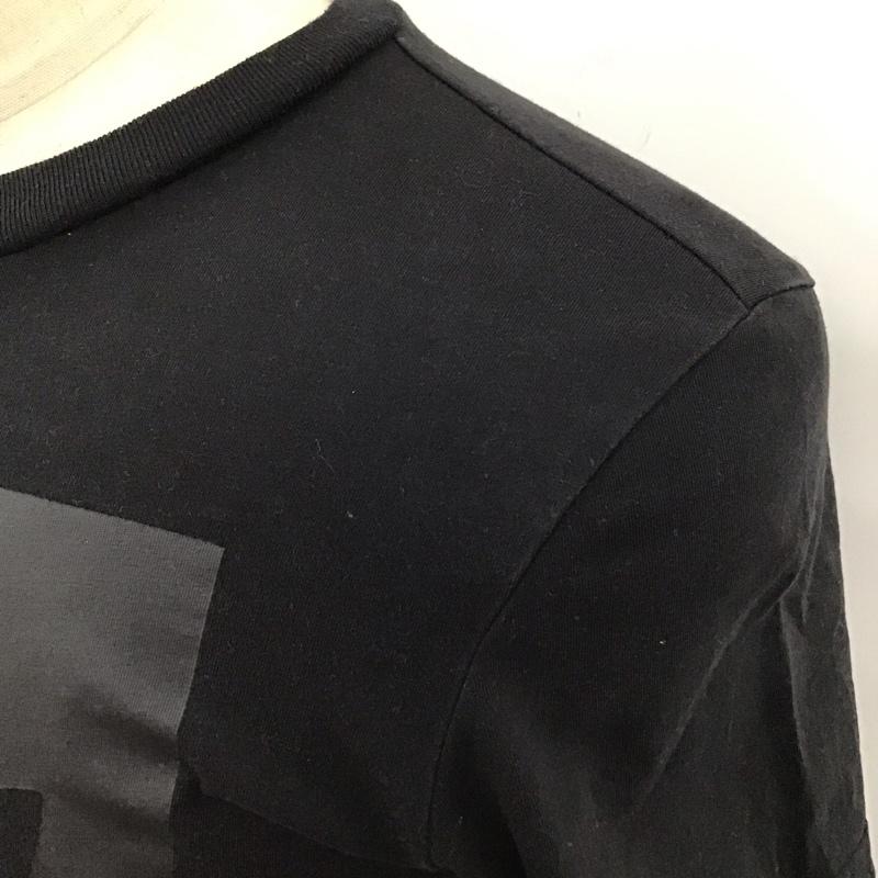 アディダス adidas Tシャツ 半袖 DH3865 クルーネック プリント M ロゴ、文字 黒 / ブラック /  メンズ USED 古着 中古 10123284