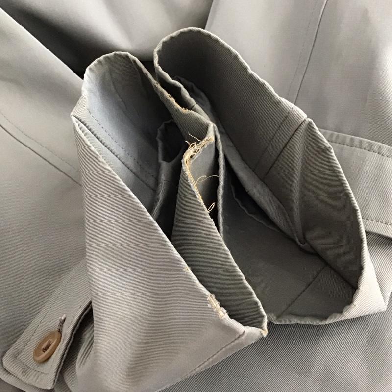 アクアスキュータム Aquascutum コート コート一般 ロングコート カラージャケット アウター フロントボタン 70s 80s 無地 カーキ / カーキ /  メンズ USED 古着 中古 10150984