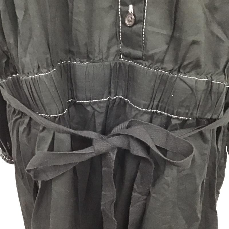 ニコアンド niko and... ワンピース ロングスカート M 無地 黒 / ブラック /  レディース USED 古着 中古 10121273