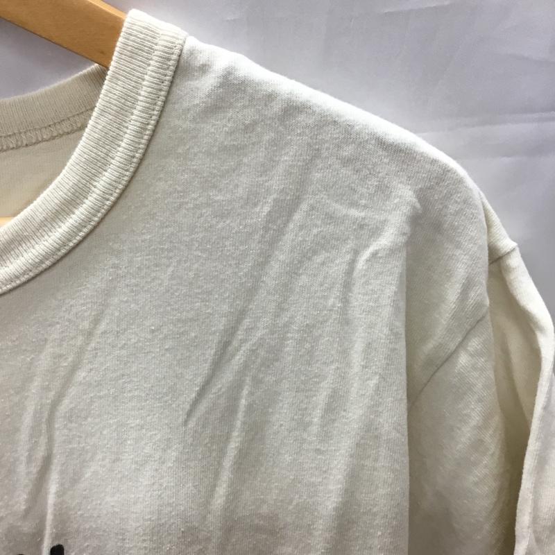 ラッセルアスレティック Russell Athletic Tシャツ 半袖 RCW-20132AT クルーネック L ロゴ、文字 ベージュ / ベージュ /  メンズ USED 古着 中古 10119331