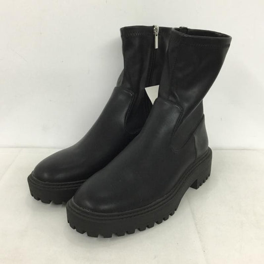 古着 USED ブーツ 一般 221301 ビガーブーツ healme 24cm 24.0cm 無地 黒 / ブラック /  レディース USED 古着 中古 10138842