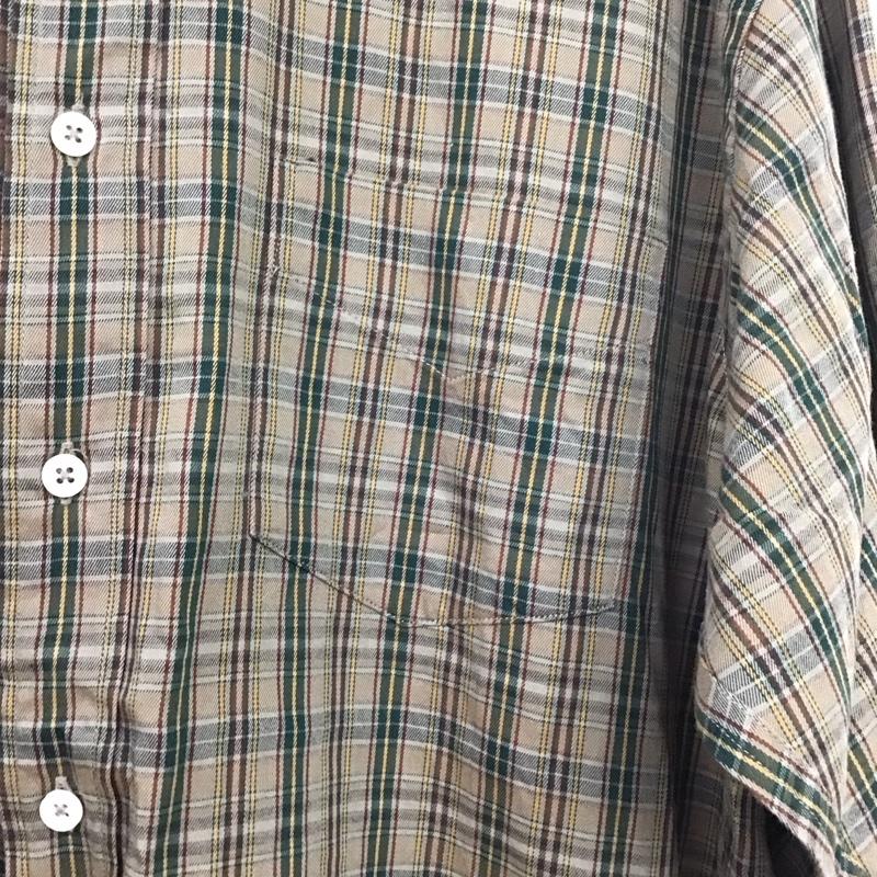 古着 USED シャツ、ブラウス 長袖 長袖シャツ チェックシャツ カラーシャツ ボタンダウンシャツ L チェック マルチカラー / マルチカラー /  メンズ USED 古着 中古 10130131