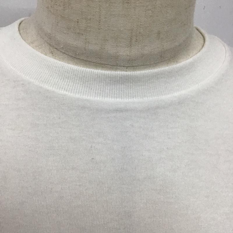 ベイプ BAPE Tシャツ 半袖 半袖カットソー プリントTシャツ クルーネックカットソー L ロゴ、文字 白 / ホワイト /  メンズ USED 古着 中古 10111946