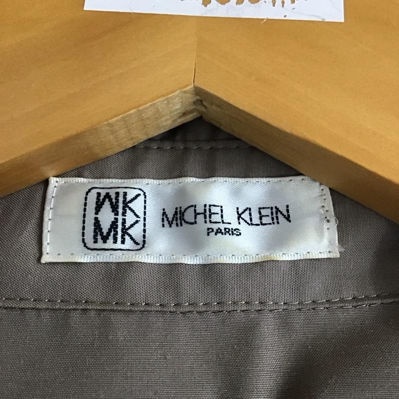 ミッシェル・クラン MICHEL KLEIN ワンピース ひざ丈スカート 38 無地 ベージュ / ベージュ /  レディース USED 古着 中古 10129825