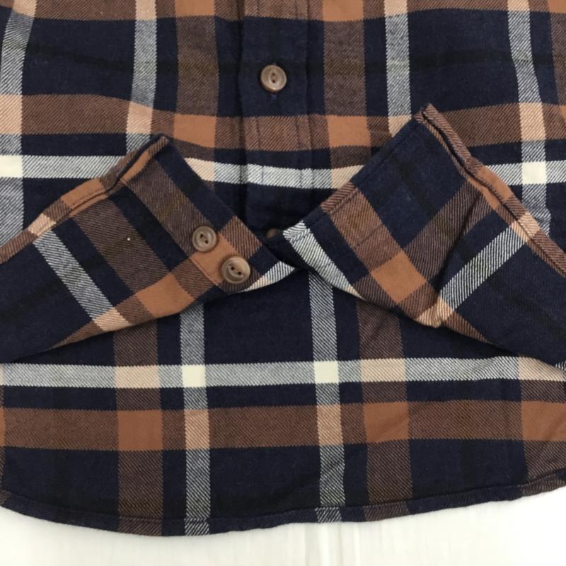 パタゴニア patagonia シャツ、ブラウス 長袖 S チェック 茶 / ブラウン /  メンズ USED 古着 中古 10135943