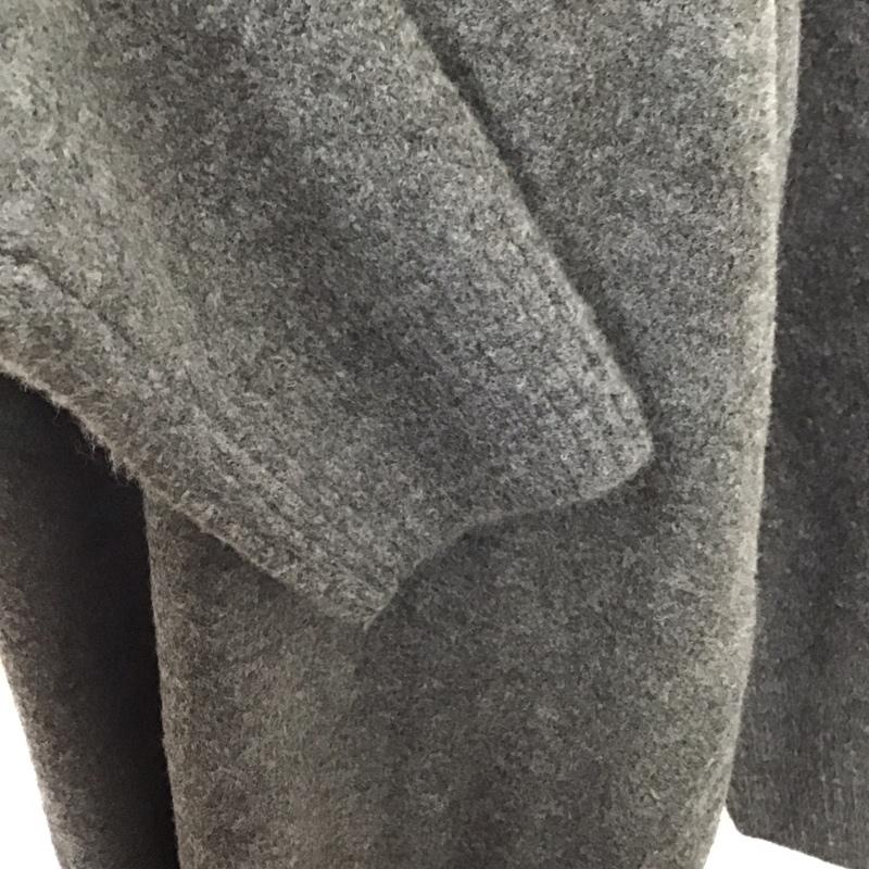 ザラ ZARA ワンピース ひざ丈スカート 2142 152 922 ニットワンピース M 無地 灰 / グレー /  レディース USED 古着 中古 10121880