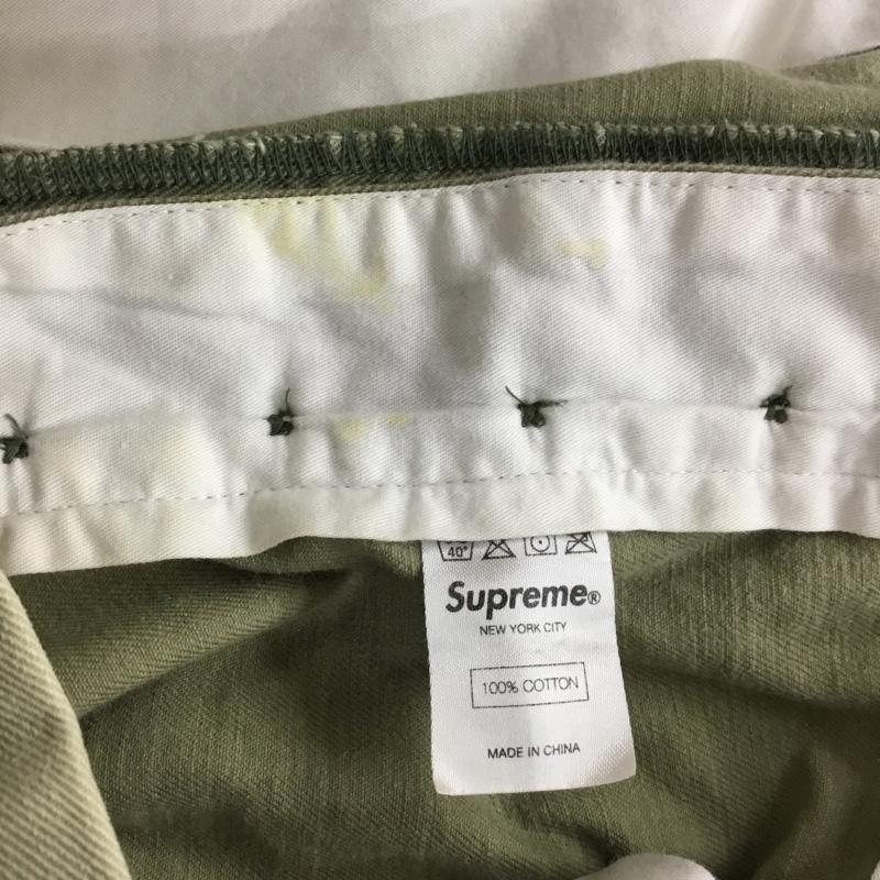 シュプリーム Supreme パンツ ワークパンツ、ペインターパンツ ワークパンツ ワイドパンツ カジュアルパンツ 32インチ 無地 カーキ / カーキ /  メンズ USED 古着 中古 10120647