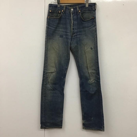 リーバイストラウスアンドコー Levi Strauss & co. パンツ デニム、ジーンズ デニムパンツ スリムパンツ カジュアルパンツ 32インチ ダメージ加工 インディゴ / インディゴ /  メンズ USED 古着 中古 10128734