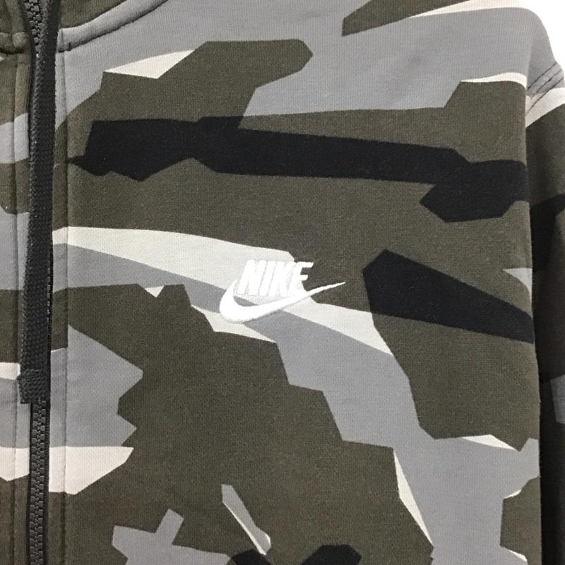 ナイキ NIKE パーカー 長袖 aq0597-065 フルジップフーディ ジップアップパーカー XXL カモフラージュ柄・迷彩 マルチカラー / マルチカラー /  メンズ USED 古着 中古 10144535