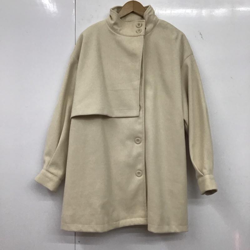 フレームス レイカズン frames RAY CASSIN コート コート一般 FREE 無地 アイボリー / アイボリー /  レディース USED 古着 中古 10144286