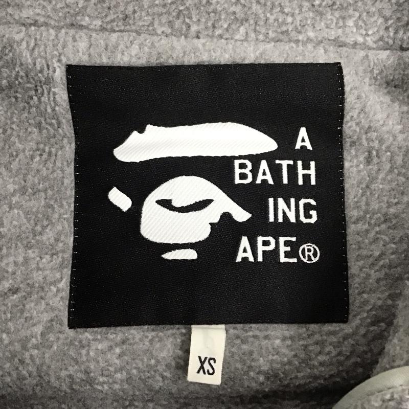 アベイシングエイプ A BATHING APE コート コート一般 XS ロゴ、文字 灰 / グレー /  メンズ USED 古着 中古 10114862