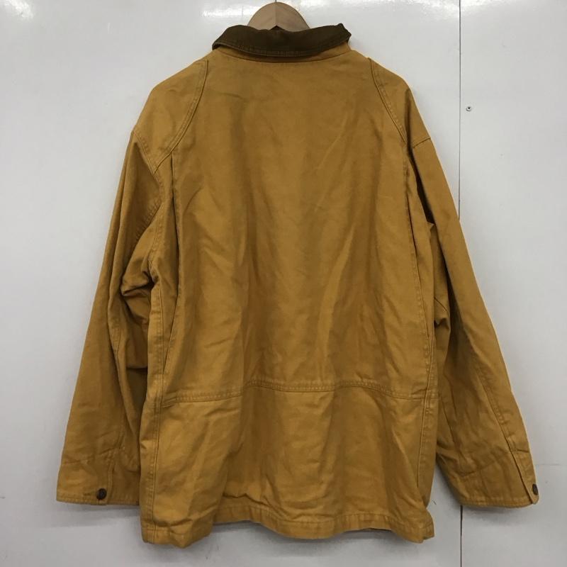 エディーバウアー Eddie Bauer ジャケット、上着 ジャンパー、ブルゾン カジュアルジャケット アウター カラージャケット M 無地 マスタード / マスタード /  メンズ USED 古着 中古 10146975