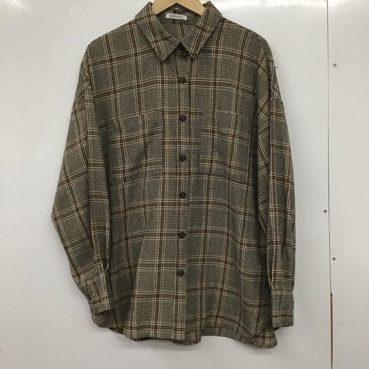 オリーブデオリーブ OLIVE des OLIVE シャツ、ブラウス 長袖 FREE チェック マルチカラー / マルチカラー /  レディース USED 古着 中古 10139580