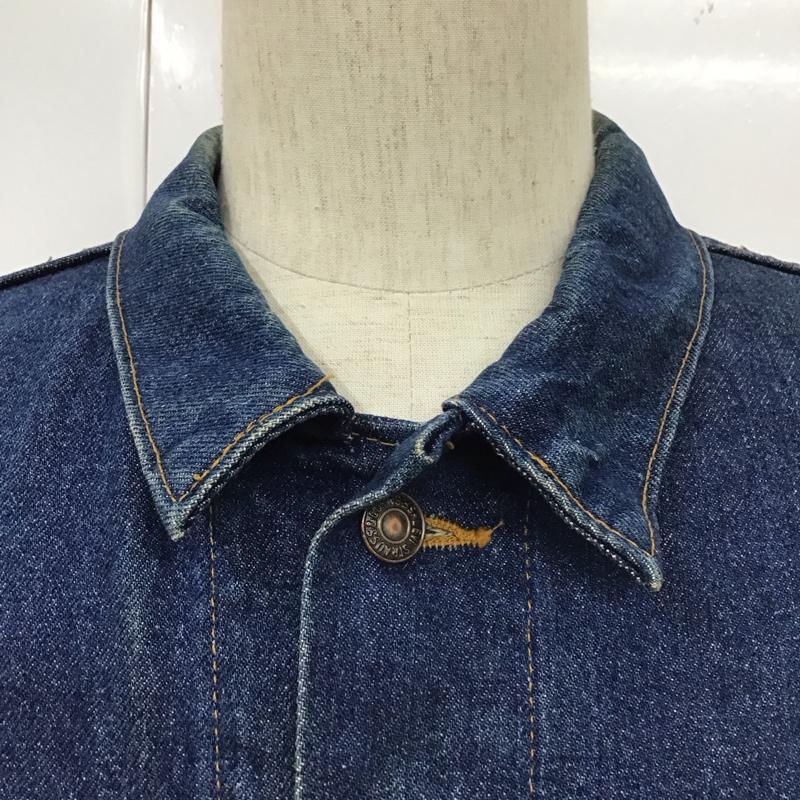 リーバイス Levi s ジャケット、上着 ジャケット、ブレザー 80S USA製 70506 Gジャン デニムジャケット アウター 42 無地 インディゴ / インディゴ /  メンズ USED 古着 中古 10110379