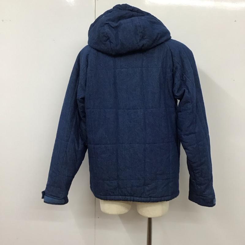 ゴースローキャラバン go slow caravan ジャケット、上着 ジャンパー、ブルゾン 340229 中綿ジャケット ジップアップジャケット アウター 4 ロゴ、文字 インディゴ / インディゴ /  メンズ USED 古着 中古 10120614