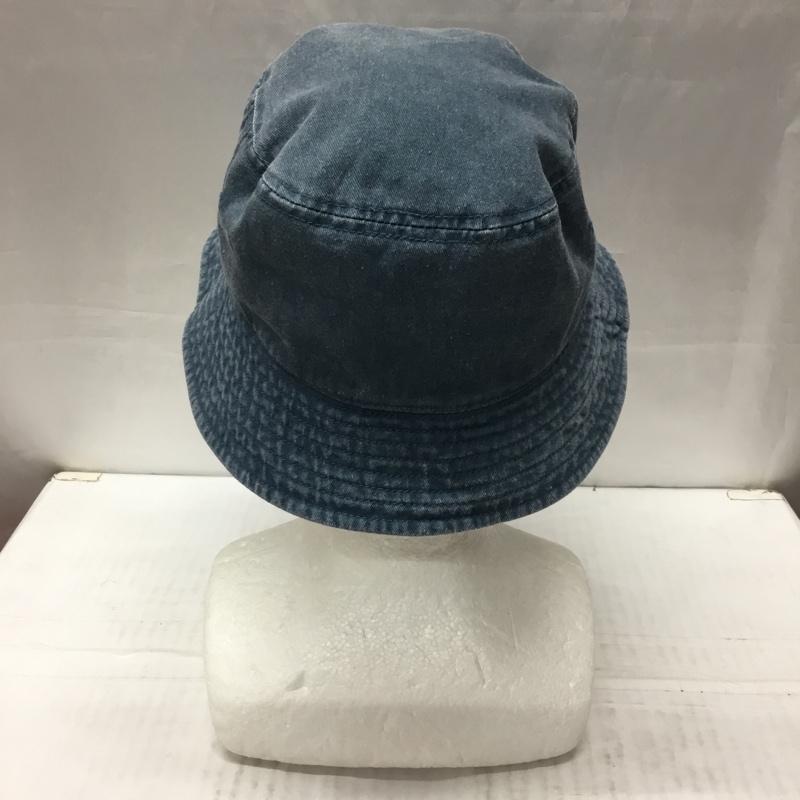 ステューシー STUSSY 帽子 ハット コットン バケットハット バケハ ロゴ、文字 水色 / ライトブルー /  メンズ USED 古着 中古 10109222