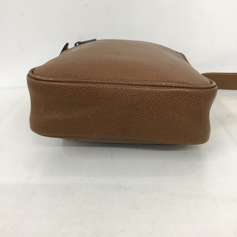 レノマ renoma ショルダーバッグ ショルダーバッグ レザー ロゴ、文字 茶 / ブラウン /  メンズ USED 古着 中古 10130023
