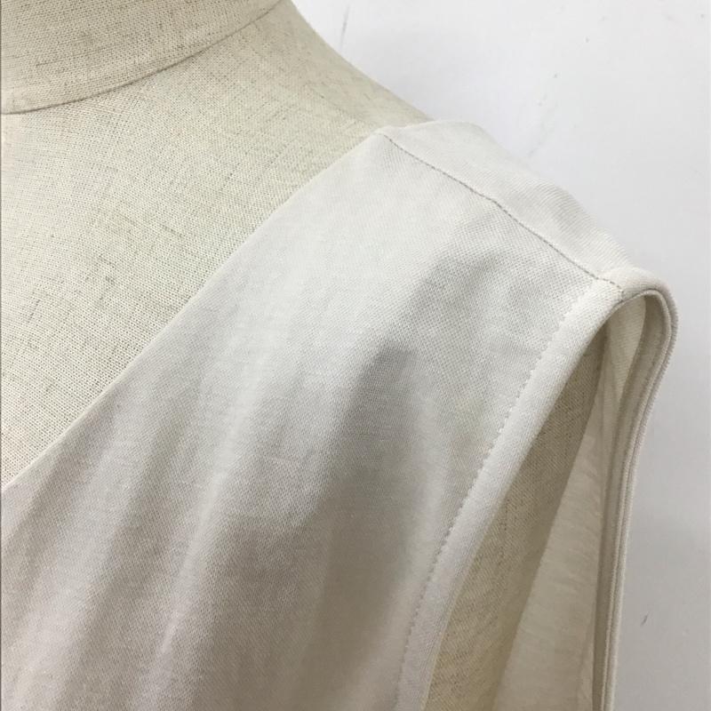 サニーレーベル Sonny Label ワンピース ロングスカート LA95-26K037 ノースリーブ 前開き FREE 無地 アイボリー / アイボリー /  レディース USED 古着 中古 10116466