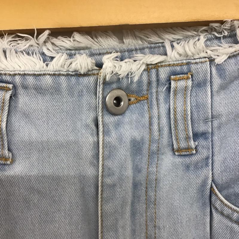 ケービーエフ KBF パンツ デニム、ジーンズ 36 無地 水色 / ライトブルー /  レディース USED 古着 中古 10150579